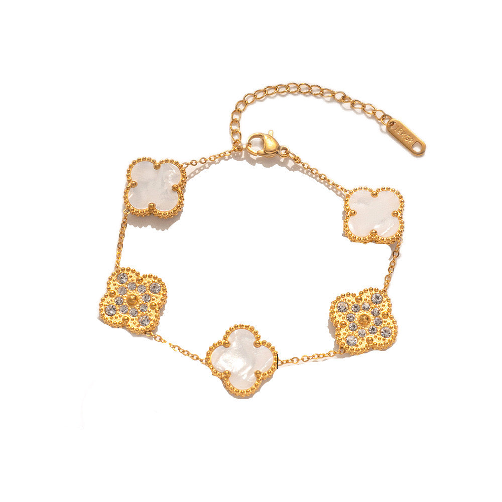 Pulsera Clover Doble vista