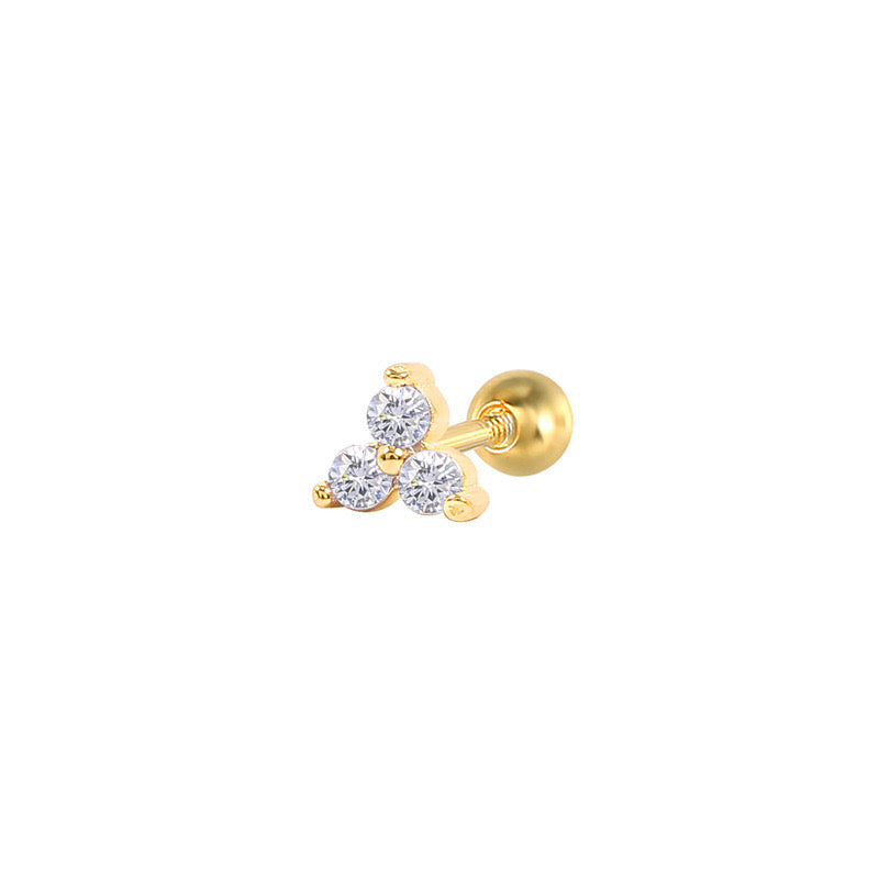 Piercing Flor•Plata .925