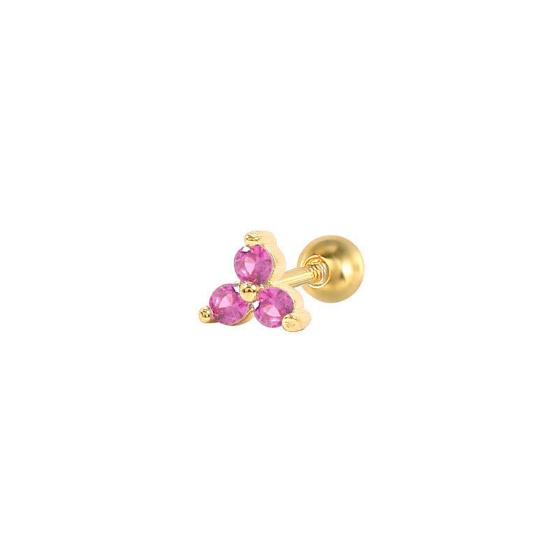 Piercing Flor•Plata .925