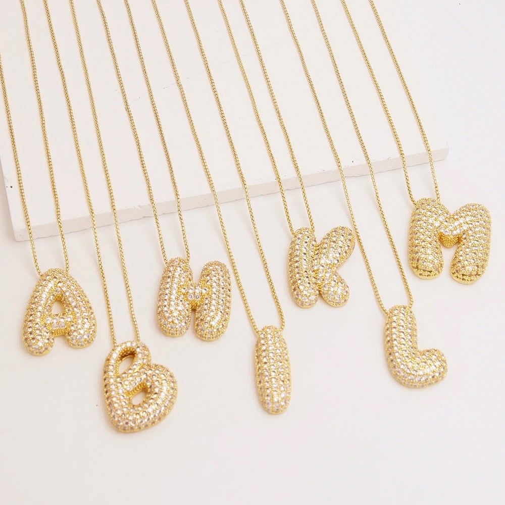 Collar inicial Bubble