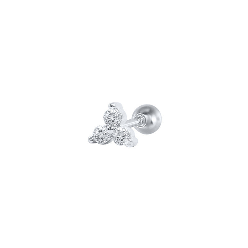 Piercing Flor•Plata .925