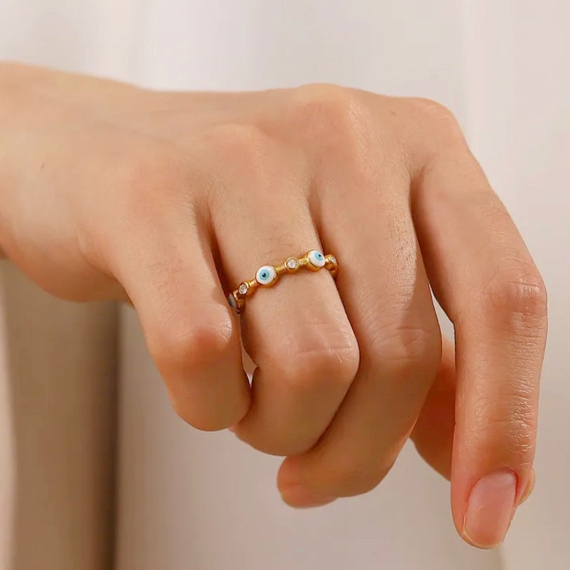 Anillo Eye blue