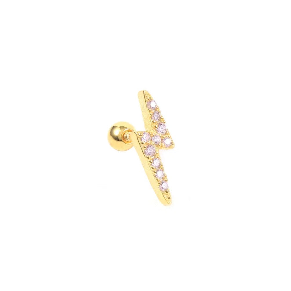 Piercing Rayo•Plata.925