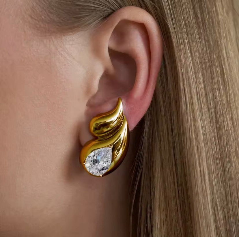 Aretes Lluvia