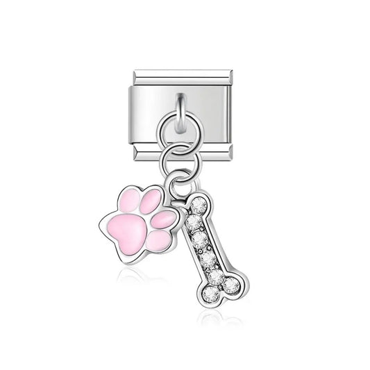 Charm Dog Bone colgante