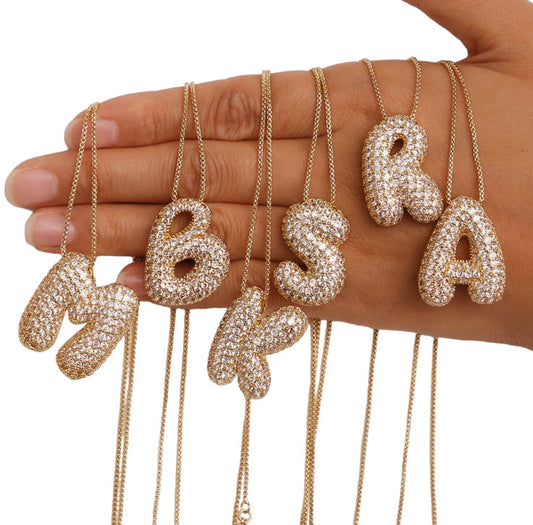 Collar inicial Bubble