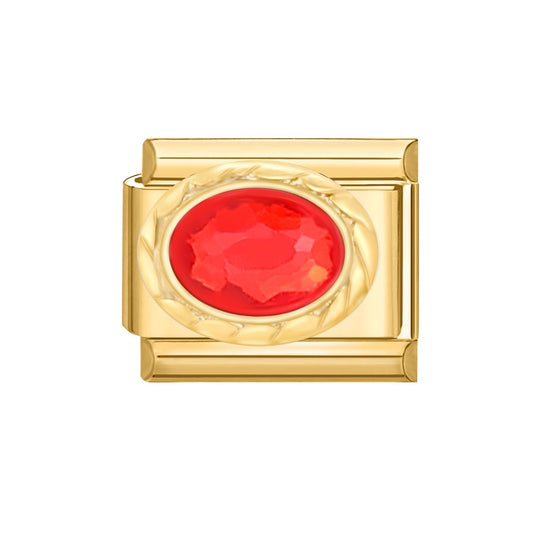 Charm zirconia•Rojo