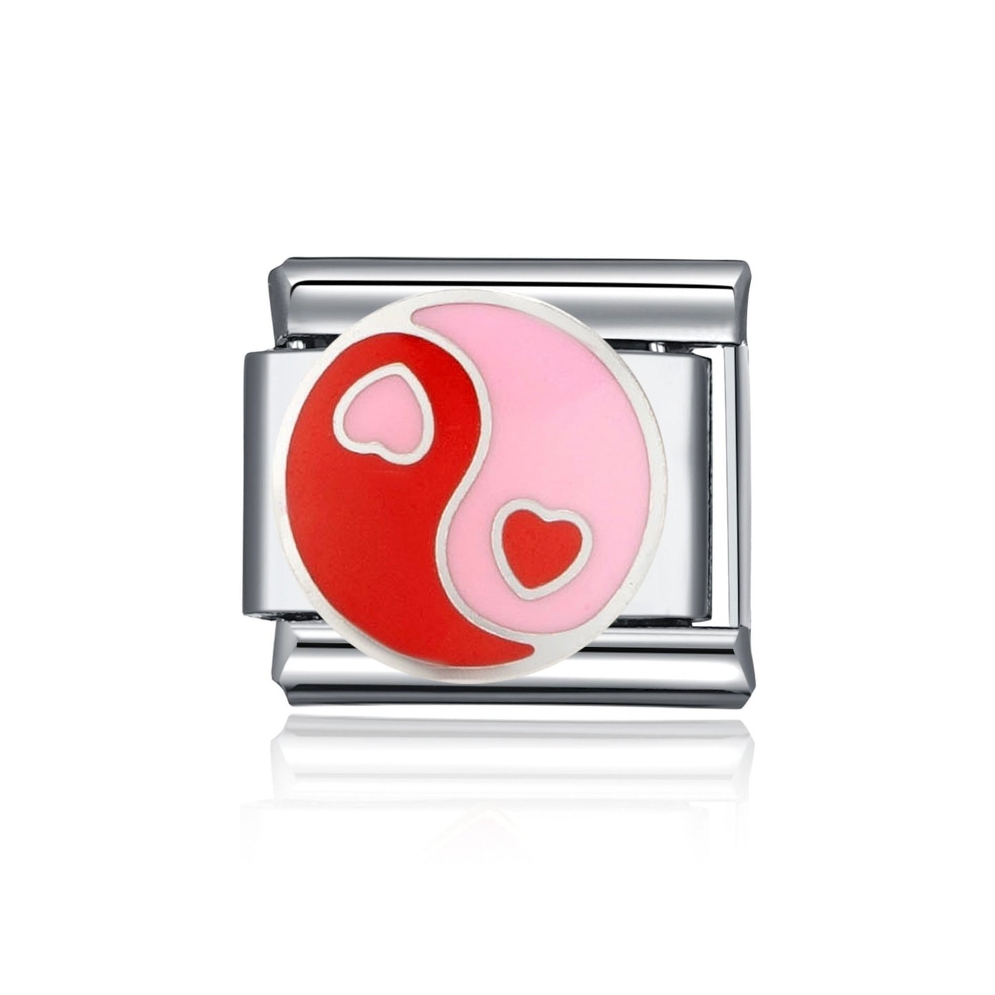 Charm Ying Yang rosa