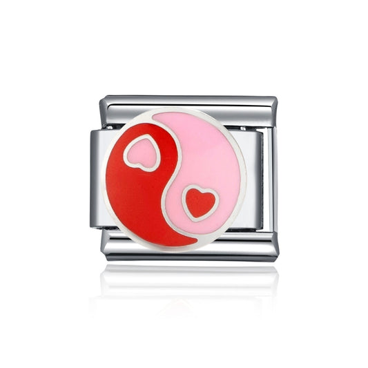 Charm Ying Yang rosa