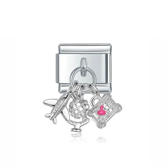 Charm Travel Addict colgante